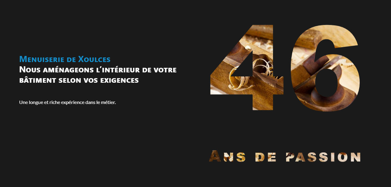 Menuisier à Remiremont avec 46 ans d'expérience